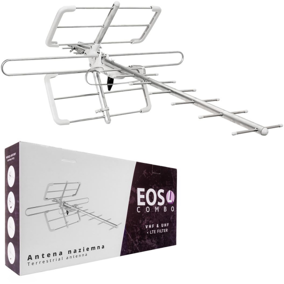 Obrázok pre DVB-T/T2 Antenna Spacetronik EOS L Combo White (Passive)