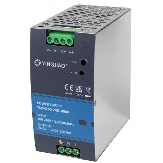 Obrázok pre Napájecí zdroj Yingjiao DIN YSDN240 24V 10A 240W