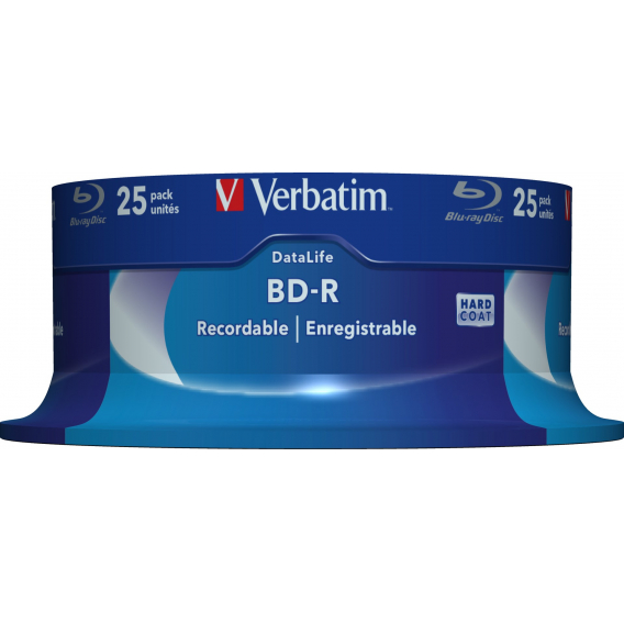 Obrázok pre Verbatim Datalife 6x BD-R 25 GB 25 kusů