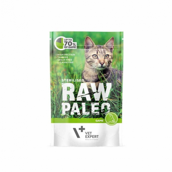 Obrázok pre RAW PALEO Adult Cat Sterilized Venison - mokré krmivo pro kočky - 100 g