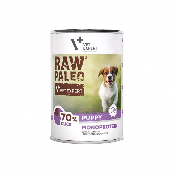 Obrázok pre RAW PALEO Puppy Monoprotein Duck - mokré krmivo pro štěňata - 400 g