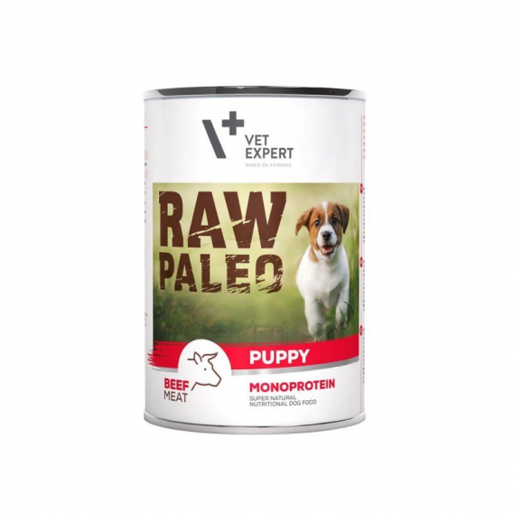 Obrázok pre RAW PALEO Puppy Monoprotein Beef - mokré krmivo pro štěňata - 400 g