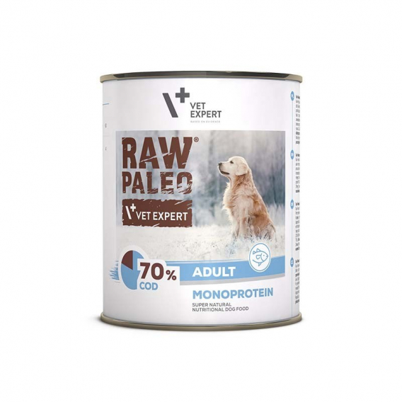 Obrázok pre RAW PALEO Adult Monoprotein Cod - vlhké krmivo pro psy - 800 g