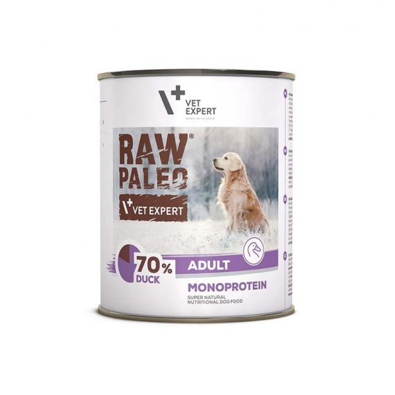 Obrázok pre RAW PALEO Adult Monoprotein Duck - vlhké krmivo pro psy - 800 g