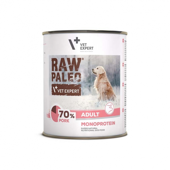 Obrázok pre RAW PALEO Adult Monoprotein Vepřové maso - vlhké krmivo pro psy - 800 g