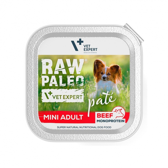 Obrázok pre RAW PALEO Pate Mini Adult Beef - mokré krmivo pro psy - 150 g