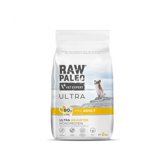 Obrázok pre RAW PALEO Ultra Mini Adult Turkey - suché krmivo pro psy - 2 kg