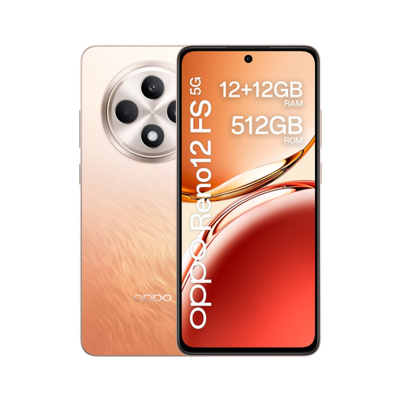 Obrázok pre OPPO Reno12 FS 5G 16,9 cm (6.67") Dual SIM Android 14 USB typu C 12 GB 512 GB 5000 mAh Oranžová