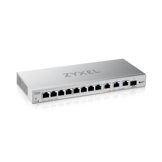 Zyxel XGS1250-12 Řízený L2 10G Ethernet (100/1000/10000) Šedá Obrázok pre Zyxel XGS1250-12 Řízený L2 10G Ethernet (100/1000/10000) Šedá