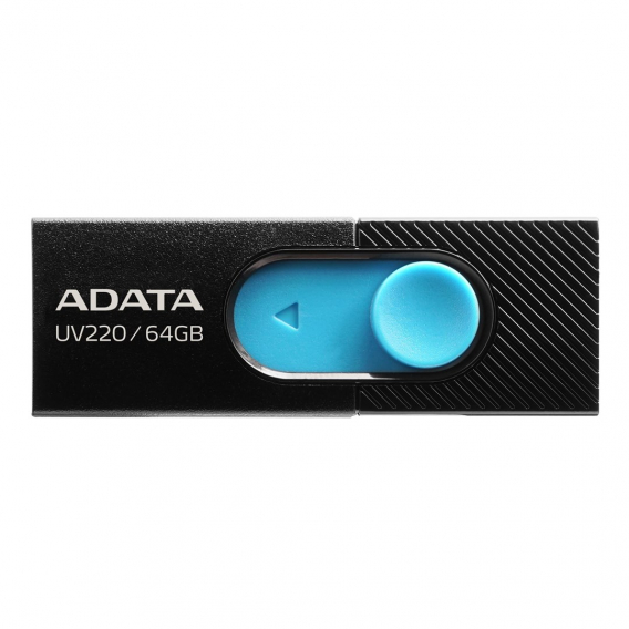 Obrázok pre ADATA UV220 USB paměť 64 GB USB Typ-A 2.0 Černá, Modrá