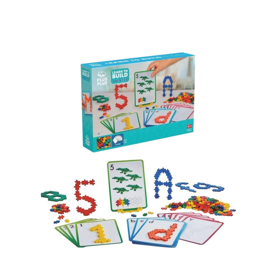 Obrázok pre Plus Plus Building Blocks Learn to Build Letters and Numbers 3909