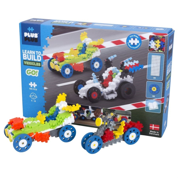 Obrázok pre Plus Plus Bricks Learn to build vehicles 500 pieces 7011