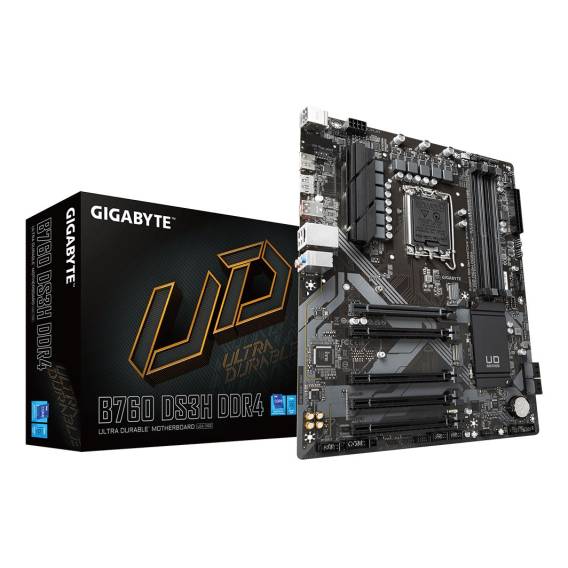 Obrázok pre GIGABYTE B760 DS3H DDR4 základní deska Intel B760 Express LGA 1700 ATX