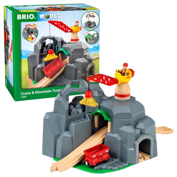 Obrázok pre BRIO World - Crane & Mountain Tunnel