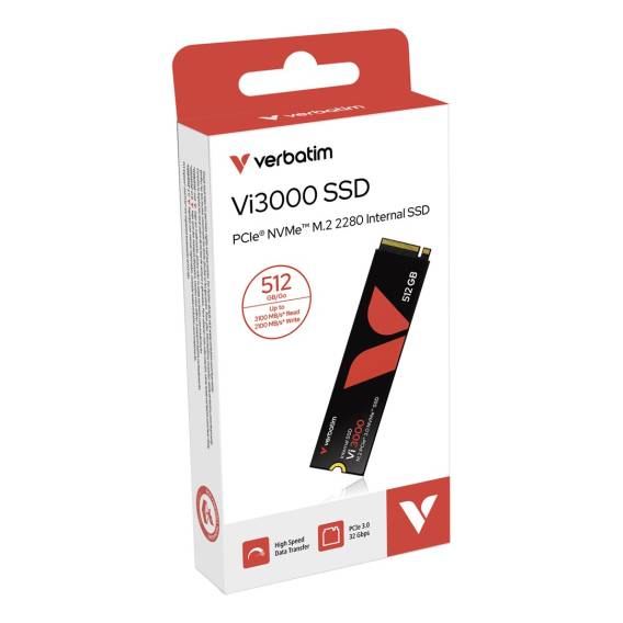 Obrázok pre Verbatim Vi3000 512 GB M.2 PCI Express 3.0 NVMe