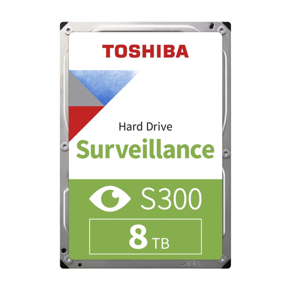 Obrázok pre Toshiba S300 Surveillance vnitřní pevný disk 8 TB 7200 ot/min 256 MB 3.5" Serial ATA III