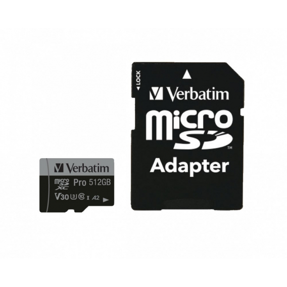 Obrázok pre Verbatim 47046 paměťová karta 512 GB MicroSDXC UHS-I Třída 10