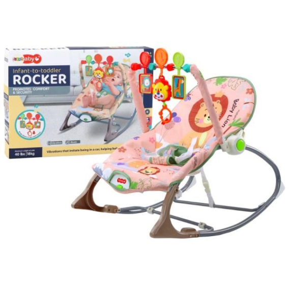 Obrázok pre Rocker 2in1 vibration and sound Lion 17673