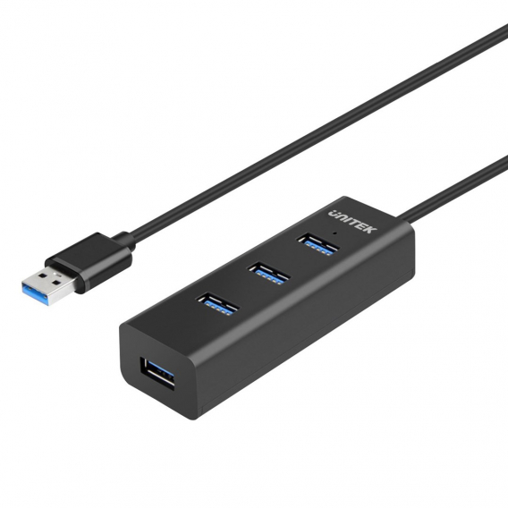 Obrázok pre UNITEK Y-3089V01 rozbočovač rozhraní USB 3.2 Gen 1 (3.1 Gen 1) Type-A 5000 Mbit/s Černá