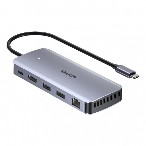 Obrázok pre UNITEK ACTIVE HUB USB-C 10GBPS,M.2,HDMI, PD 100W