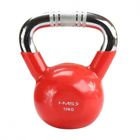 Obrázok pre Kettlebell chrom 10 kg červený HMS KTC10