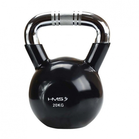 Obrázok pre Kettlebell chrom 20 kg černý HMS KTC20