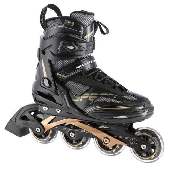 Obrázok pre INLINE BRUSLE NILS EXTREME NA2150 BLACK-GOLD VEL. 45