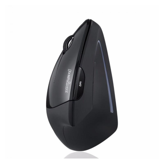 Obrázok pre Perixx PERIMICE-713L Wireless Mouse Optical Vertical Vertical Black for Left-Handers