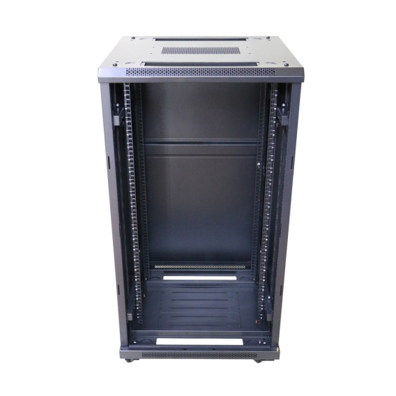 Obrázok pre Extralink Racková skříň 27U 600x600 Černá stojící