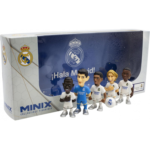 Obrázok pre Sada 5 figurek + míč Real Madrid CF Minix 7 cm