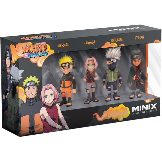 Obrázok pre Sada 4 figurek Naruto Shippuden Minix 7 cm