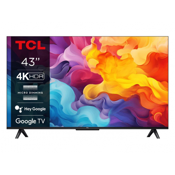 Obrázok pre TCL 43V6B televizor 109,2 cm (43") 4K Ultra HD Smart TV Wi-Fi Černá