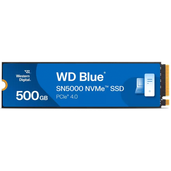 Obrázok pre Western Digital Blue SN5000 500 GB M.2 PCI Express 4.0 NVMe 3D TLC NAND