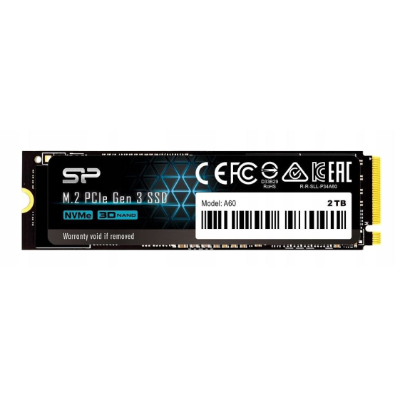 Obrázok pre Silicon Power P34A80 M.2 2048 GB PCI Express 3.0 SLC NVMe