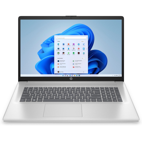 Obrázok pre HP 17-cn3119nw Notebook Intel® Core™ i5 i5-1334U 43,9 cm (17,3") Full HD 8 GB DDR4-SDRAM 512 GB SSD Wi-Fi 6 (802.11ax) Windows 11 Home Silver