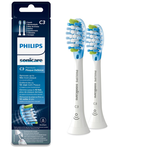 Obrázok pre Philips Premium Plaque Defense HX9042/17 Standardní velikost hlavice sonického kartáčku 2 ks