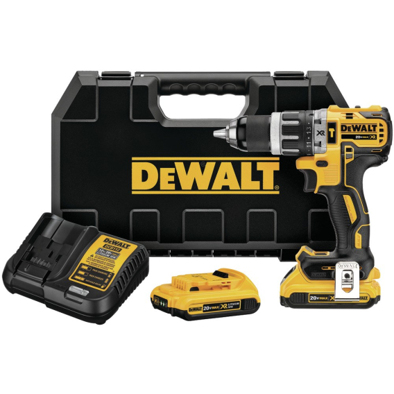 Obrázok pre DeWALT DCD796D2-QW vrtačka Rychloupínací 1,6 kg Černá, Žlutá