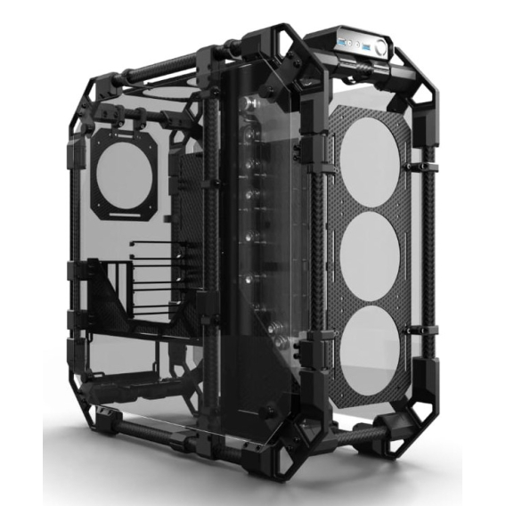 Obrázok pre Alphacool Apex Pro Skeleton Full Tower Černá, Tmavě šedá