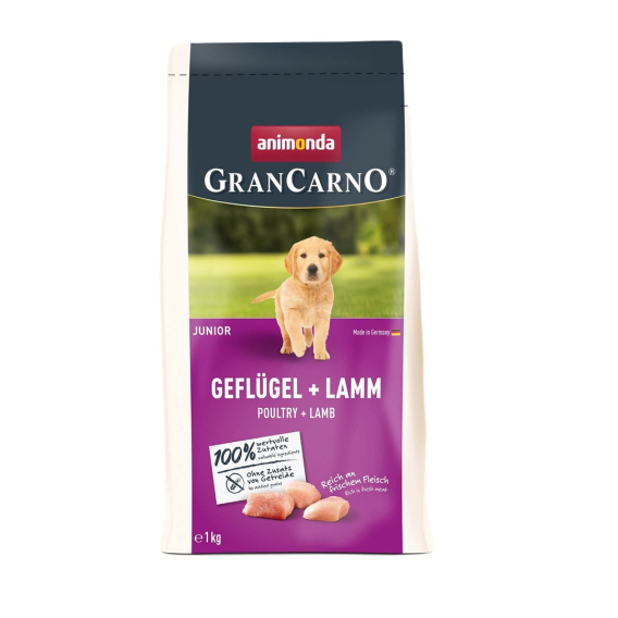 Obrázok pre ANIMONDA GranCarno Junior Poultry with lamb - suché krmivo pro psy - 1kg