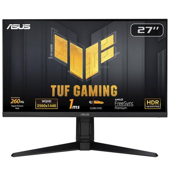 Obrázok pre ASUS TUF Gaming VG27AQML1A počítačový monitor 68,6 cm (27") 2560 x 1440 px Wide Quad HD LCD Černá