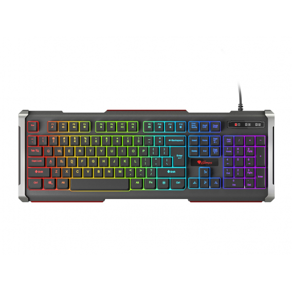 Obrázok pre GENESIS RHOD 400 RGB klávesnice Hraní USB QWERTY US Mezinárodní Černá