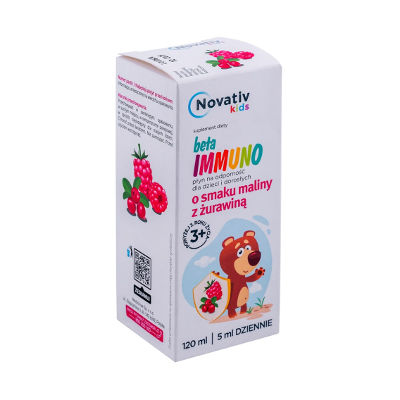 Obrázok pre Novativ Kids Beta Immuno tekutina pro imunitu 120ml