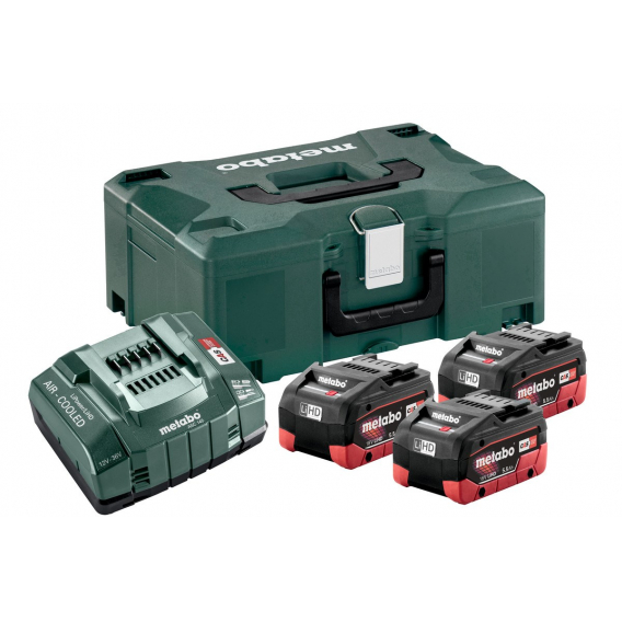 Obrázok pre METABO. BATTERY 18V 5.5Ah LIHD x3+CHARGE. ASC 145