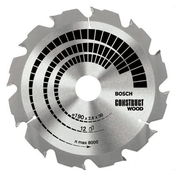 Obrázok pre BOSCH SAW CONSTRU. WOOD 400x30x28z x3,5 MATT. WITH NAILS