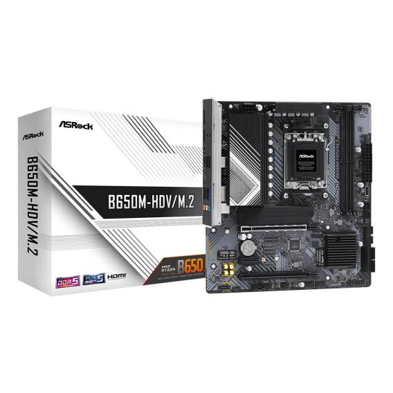 Obrázok pre Asrock B650M-HDV/M.2 AMD B650 Zásuvka AM5 Micro ATX