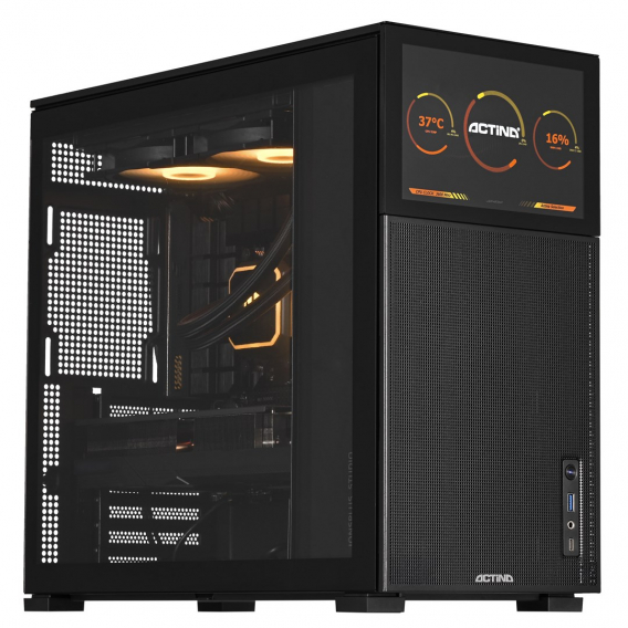 Obrázok pre Actina 5901443390442 PC AMD Ryzen™ 7 7800X3D 32 GB DDR5-SDRAM 2 TB SSD NVIDIA GeForce RTX 4070 Ti Super Midi Tower Černá