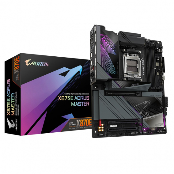 Obrázok pre GIGABYTE X870E AORUS MASTER základní deska AMD X870 Zásuvka AM5 ATX