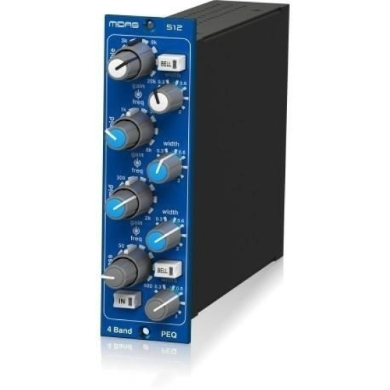 Obrázok pre Midas PARAMETRIC EQUALISER 512 V2 Moduł korektora parametrycznego w formacie 500