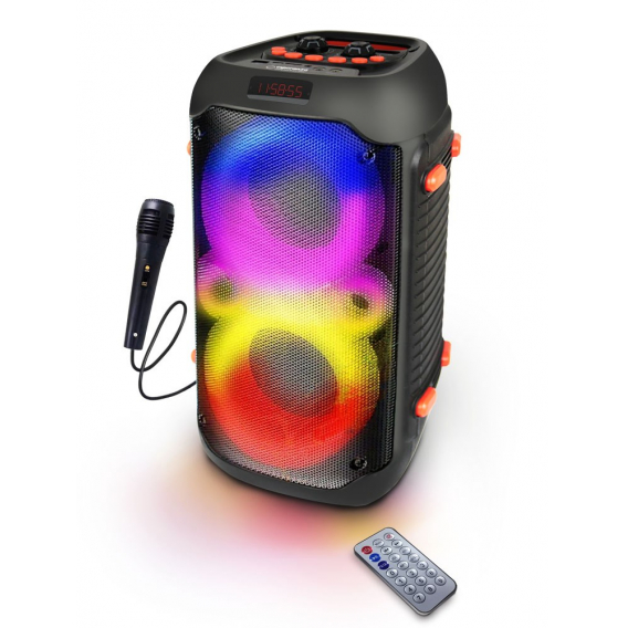 Obrázok pre Esperanza EP156 BT FM LED RGB KARAOKE reproduktor černý 20W