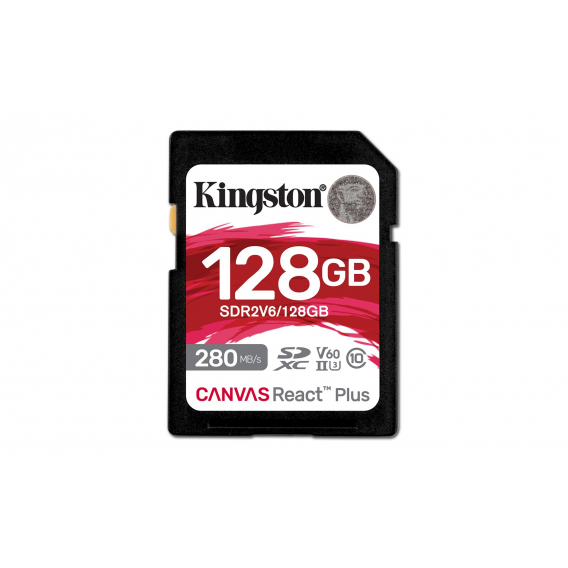 Obrázok pre Kingston Technology Canvas React Plus 128 GB SDXC UHS-II Třída 10